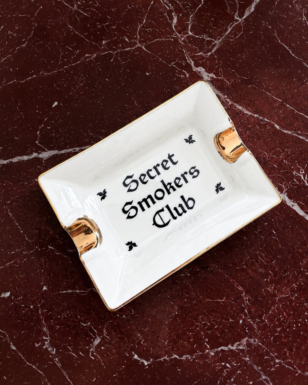 Secret Smokers Club Ceramic Ashtray