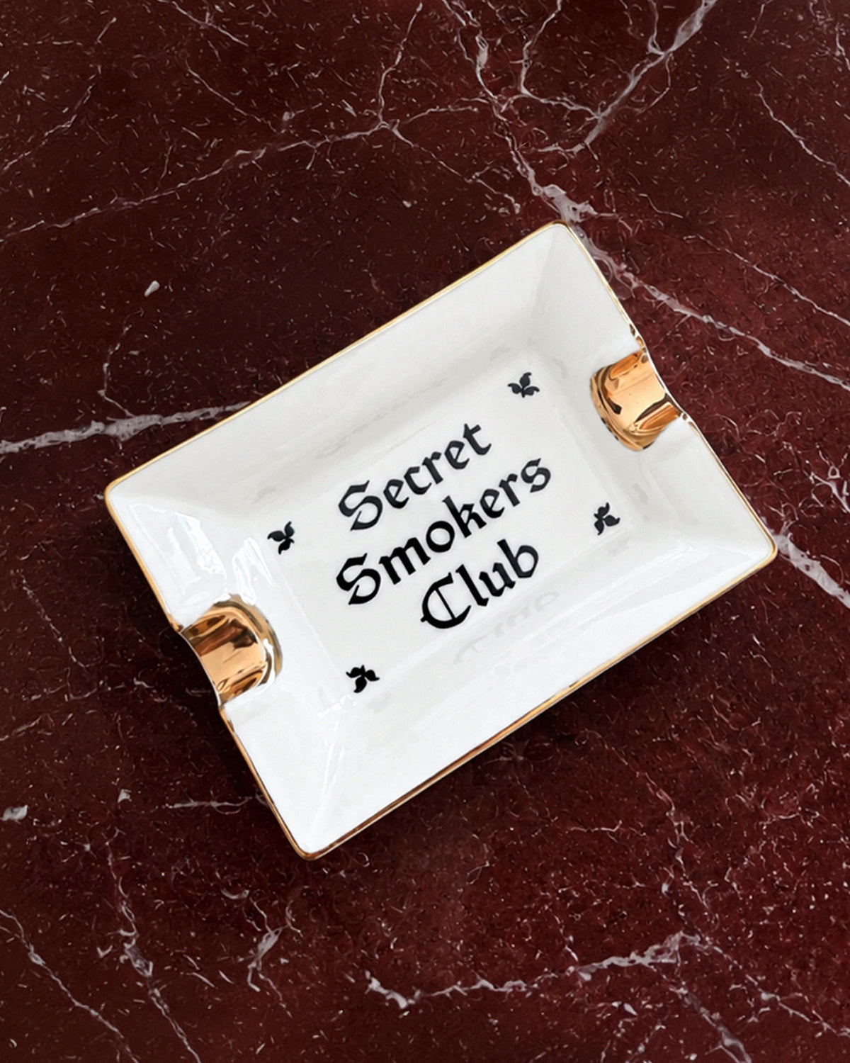 Secret Smokers Club Ceramic Ashtray