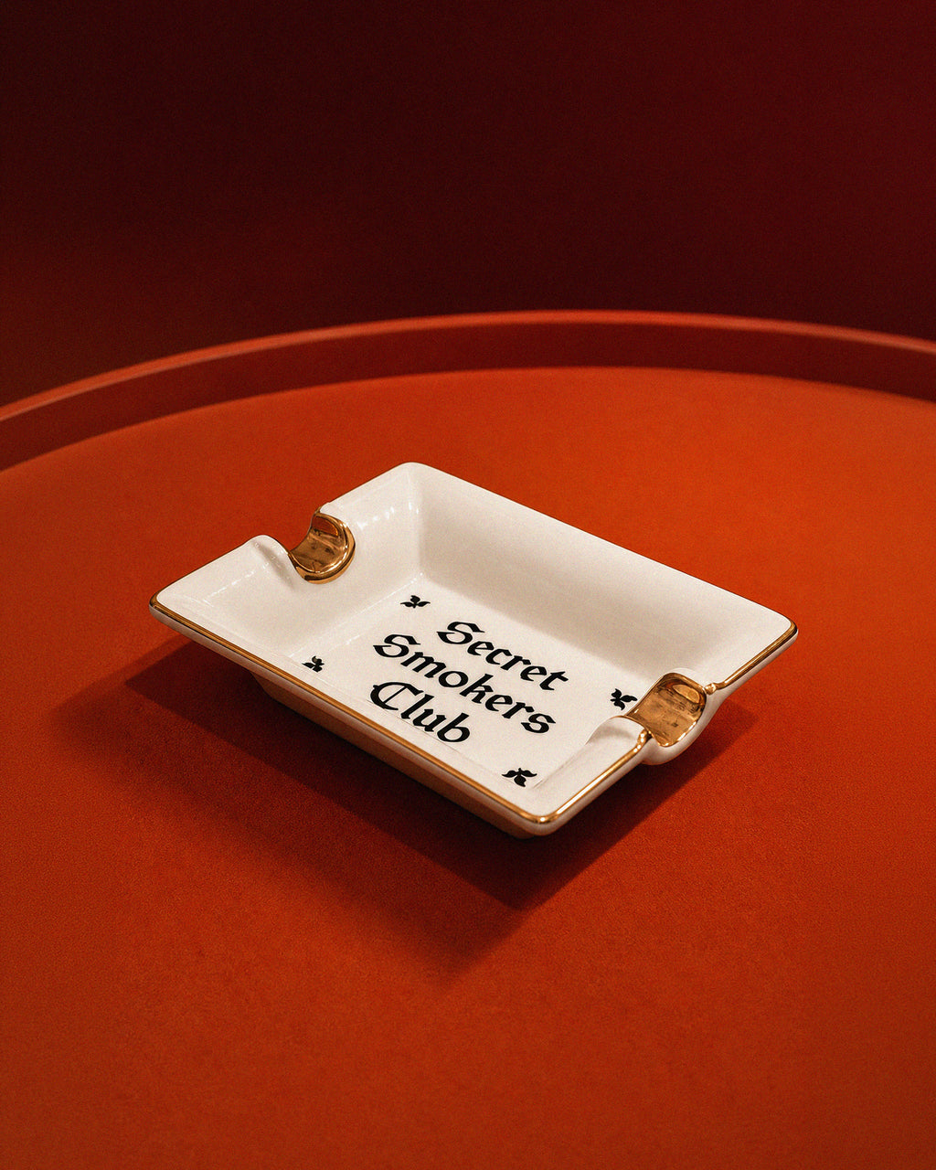 Secret Smokers Club Ceramic Ashtray