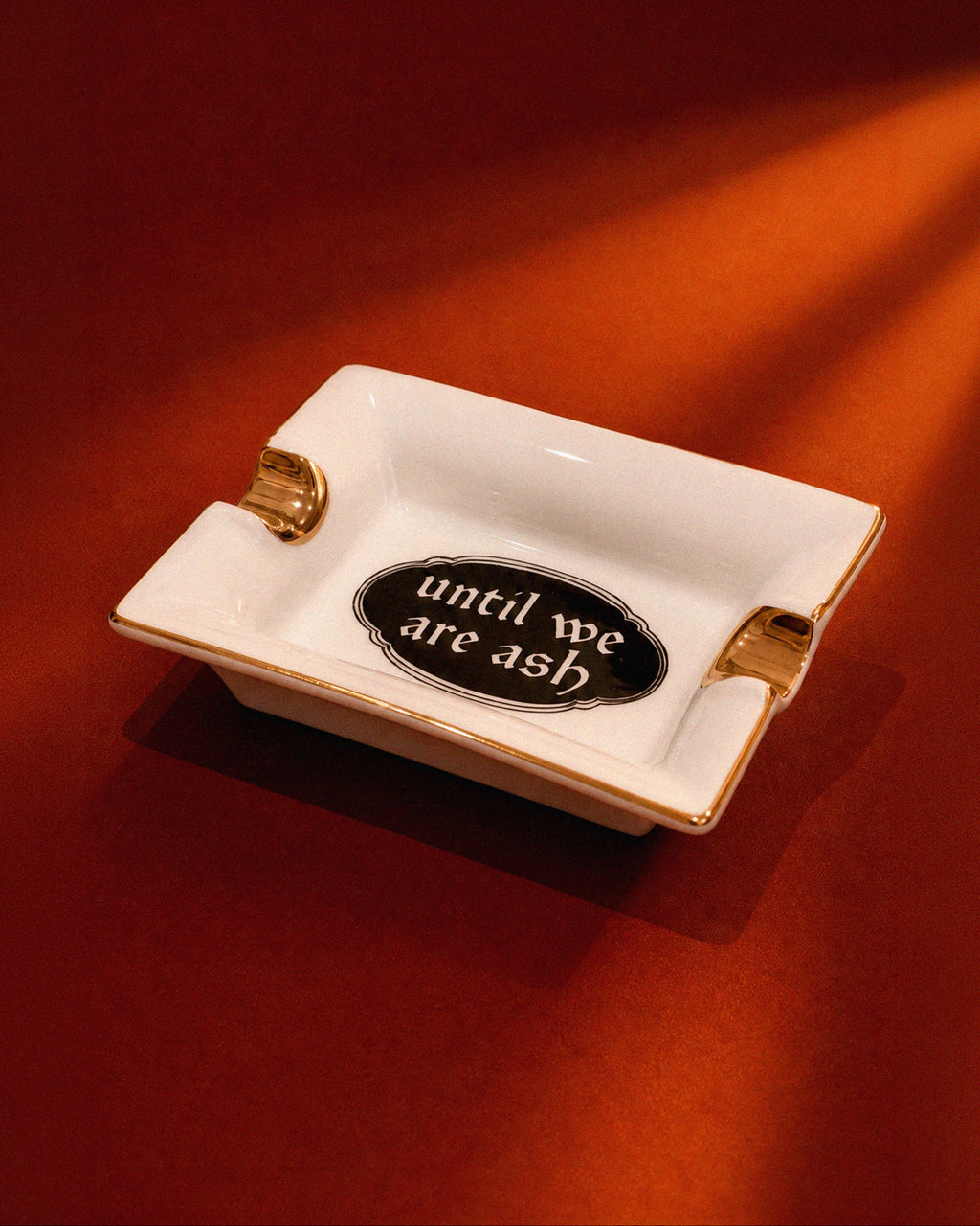 Until We Are Ash Ceramic Ashtray