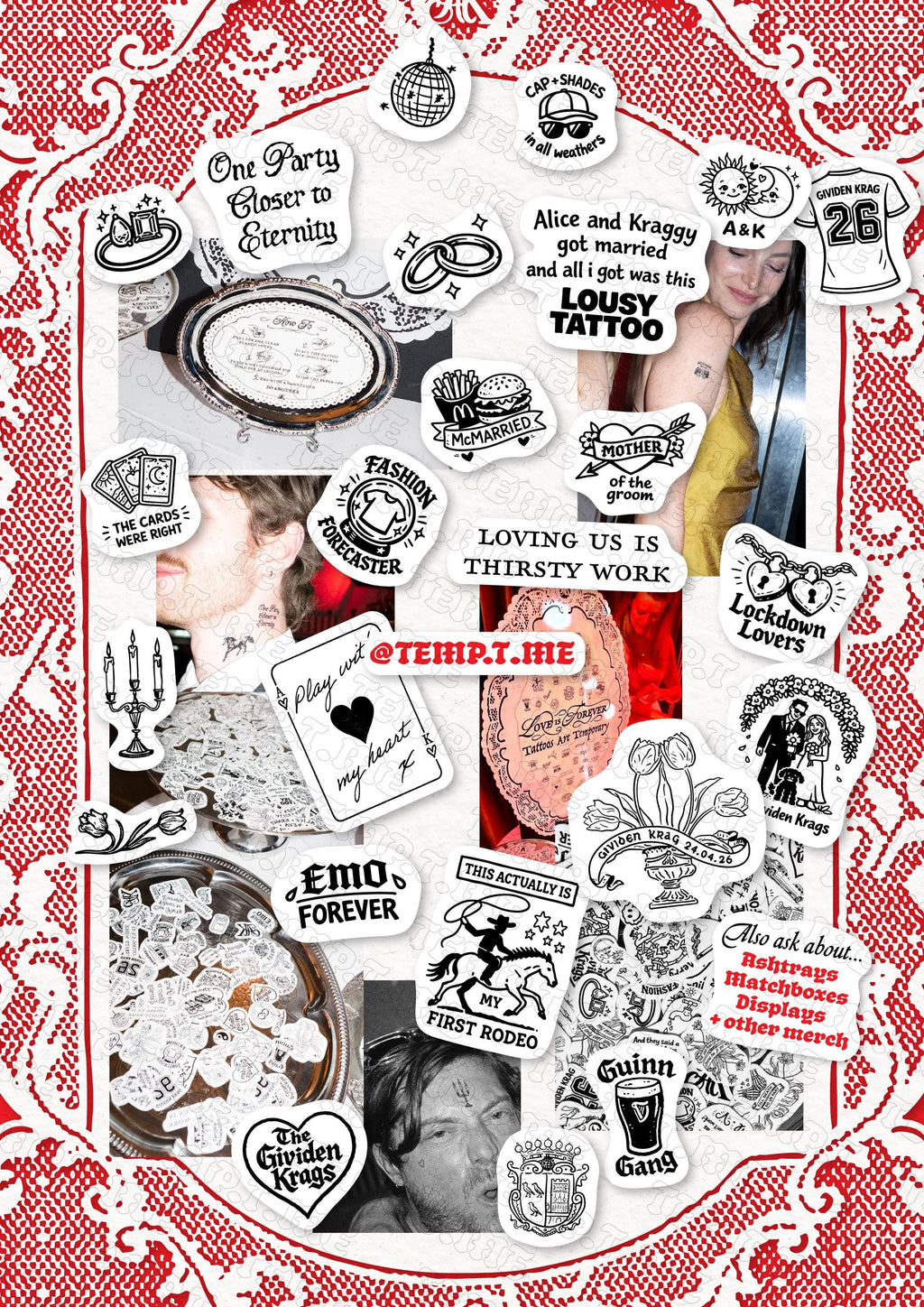 Custom Temporary Tattoos